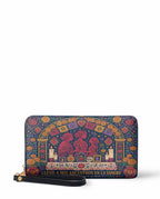 "Llevo a mis ancestros en la sangre" ver.1 Long Wallet - front view | Paleta Bags