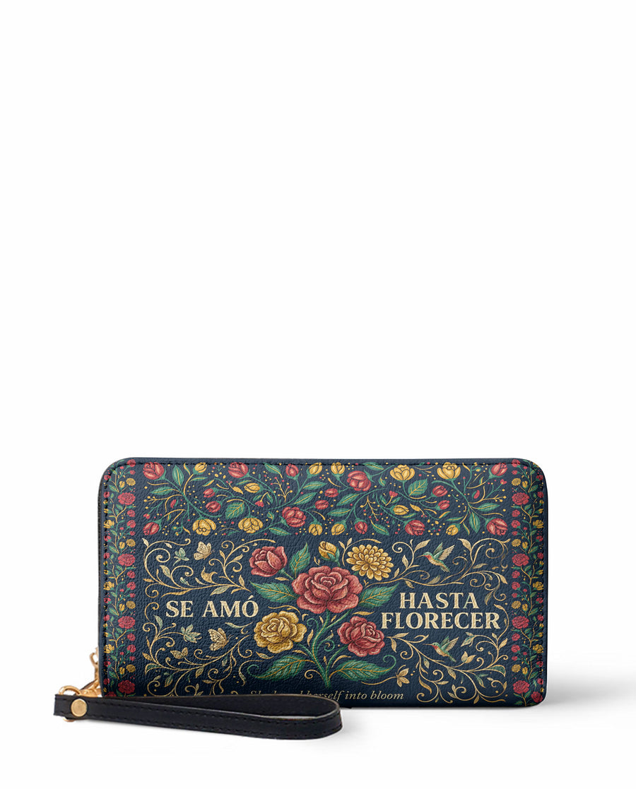 "Se amó hasta florecer" ver.6 Long Wallet