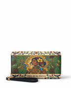 "Soy hija de la tierra" ver.6 Long Wallet - front view | Paleta Bags