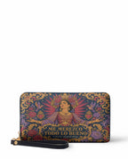 "Me merezco todo lo bueno" ver.2 Long Wallet - front view | Paleta Bags