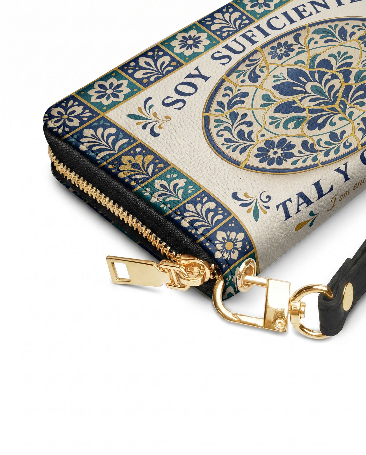 "Soy suficiente, tal y como soy" ver.8 Long Wallet - side view | Paleta Bags
