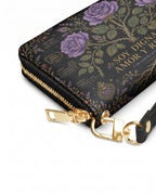 "Otomi Wild Embroidery" ver.4 Long Wallet - side view | Paleta Bags