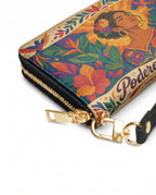 "Poderosa y Libre" ver.2 Long Wallet - side view | Paleta Bags