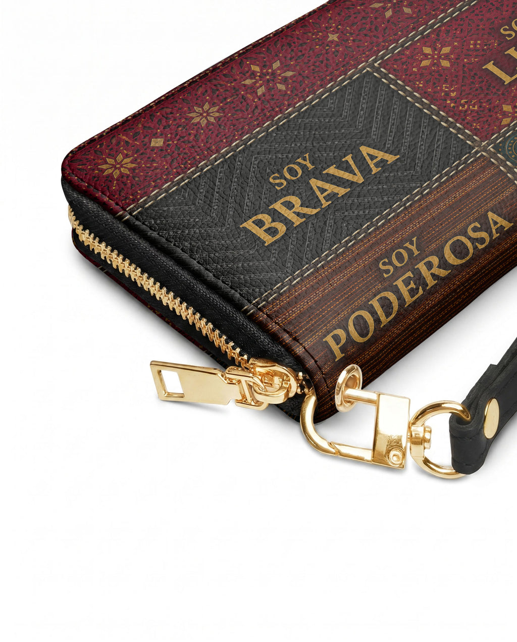 "LA GUERRERA" ver.1 Long Wallet - side view | Paleta Bags