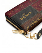 "LA GUERRERA" ver.1 Long Wallet - side view | Paleta Bags