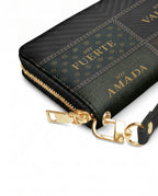"LAS CUATRO VERDADES" ver.2 Long Wallet - side view | Paleta Bags