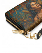 "Luz Propia" ver.4 Long Wallet - side view | Paleta Bags