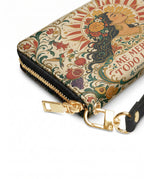"Me merezco todo lo bueno" ver.3 Long Wallet - side view | Paleta Bags