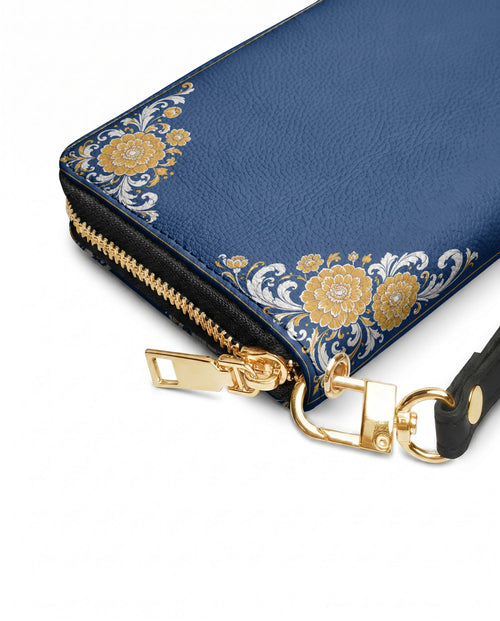 "CEMPASSÚCHIL" Long Wallet - side view | Paleta Bags
