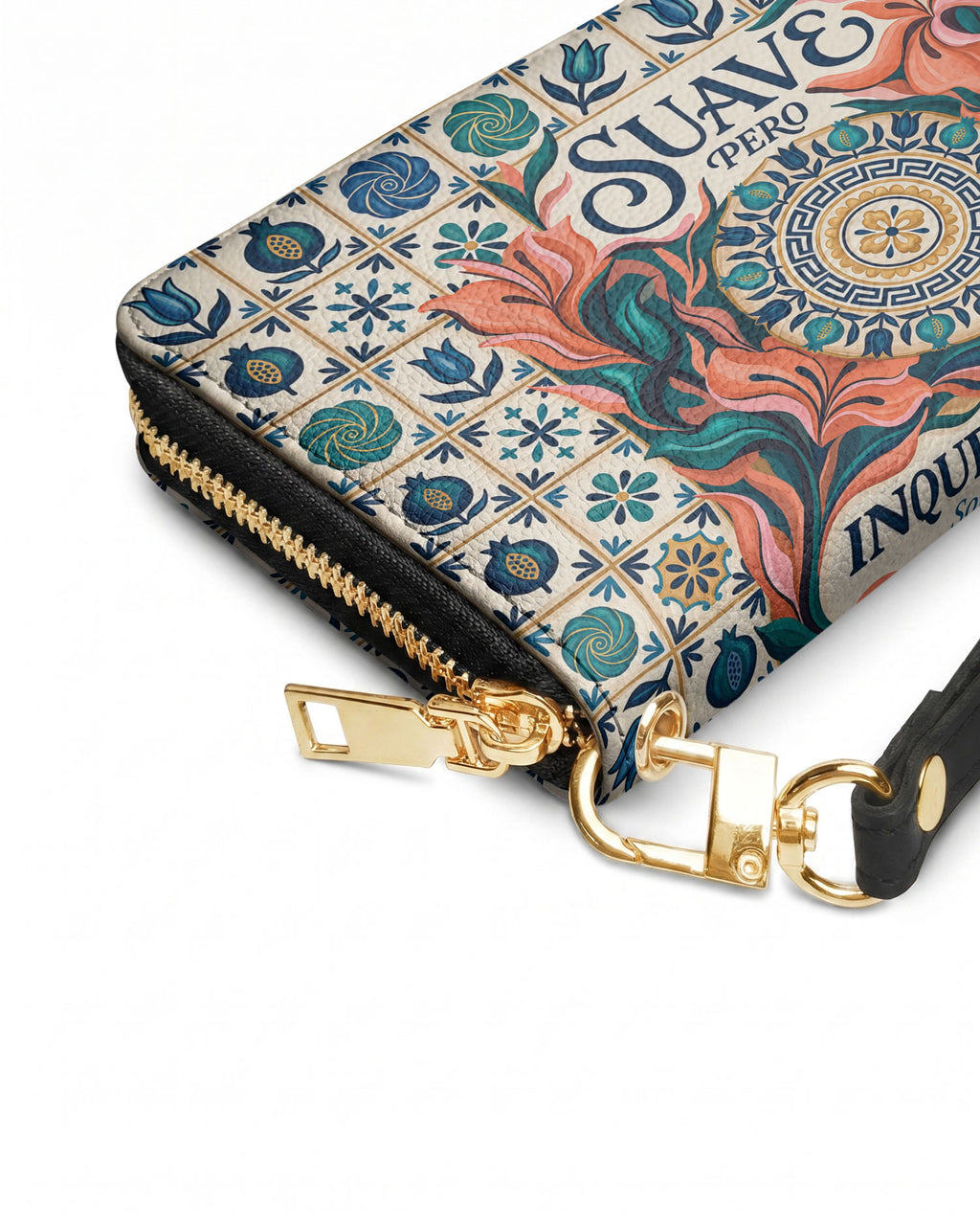 "Suave pero inquebrantable" ver.6 Long Wallet - side view | Paleta Bags