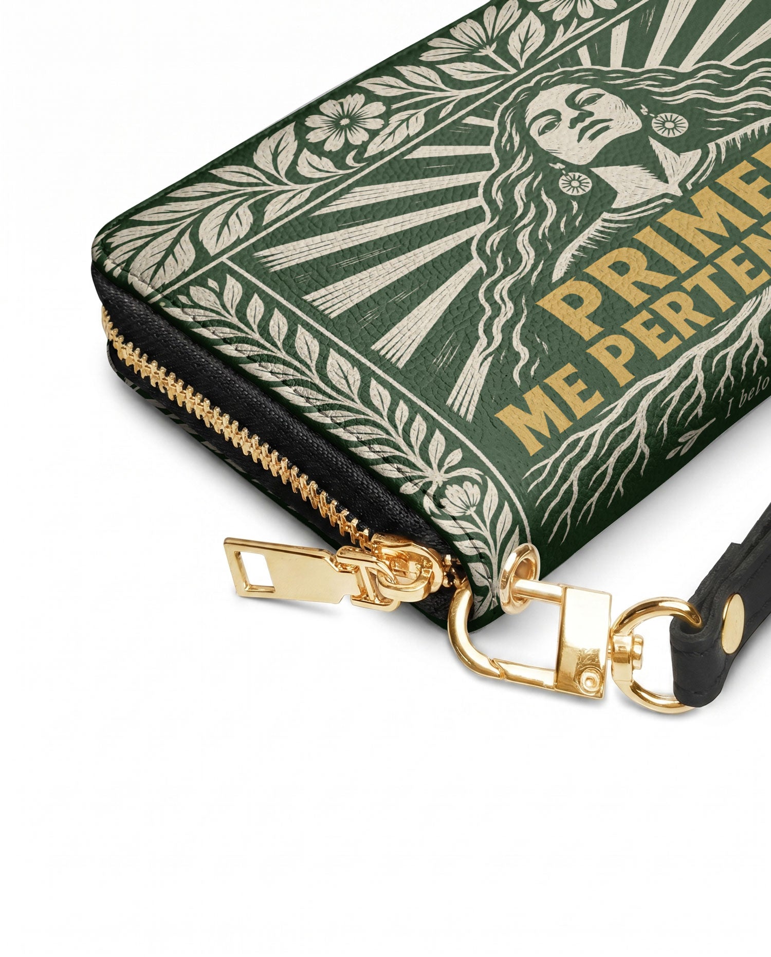 "Primero me pertenezco a mí" ver.4 Long Wallet - side view | Paleta Bags