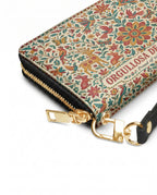 "Orgullosa de donde vengo" ver.2 Long Wallet - side view | Paleta Bags