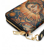 "Luz Propia" ver.2 Long Wallet - side view | Paleta Bags