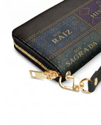 "LAS RAÍCES" ver.1 Long Wallet - side view | Paleta Bags