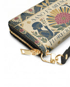 "Sanó en silencio, floreció con fuerza" ver.3 Long Wallet - side view | Paleta Bags