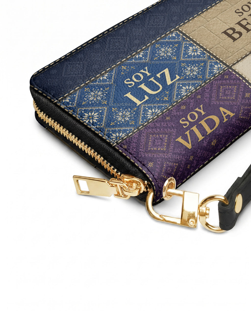 "LA LUMINOSA" ver.3 Long Wallet - side view | Paleta Bags
