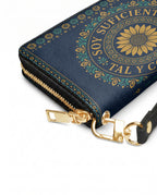 "Soy suficiente, tal y como soy" ver.7 Long Wallet - side view | Paleta Bags