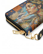 "Vuelo Alto" ver.4 Long Wallet - side view | Paleta Bags
