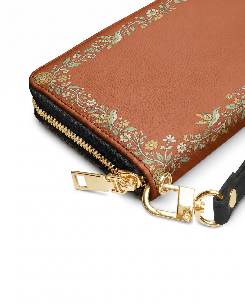 "HUITZILIN" Long Wallet - side view | Paleta Bags