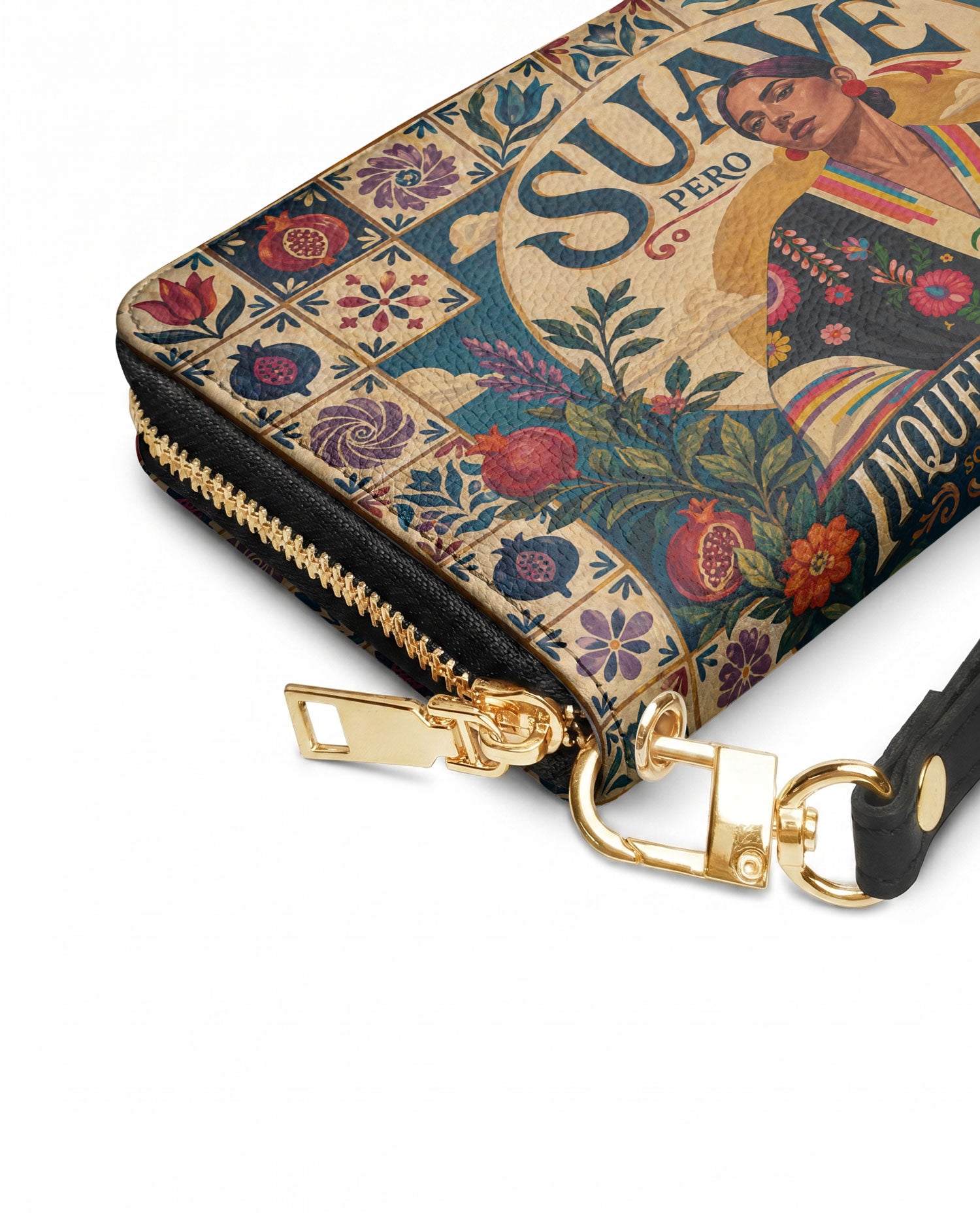 "Suave pero inquebrantable" ver.9 Long Wallet - side view | Paleta Bags