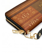 "LA LUMINOSA" ver.1 Long Wallet - side view | Paleta Bags