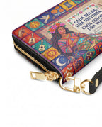 "Cada bolsa, una historia" ver.2 Long Wallet - side view | Paleta Bags