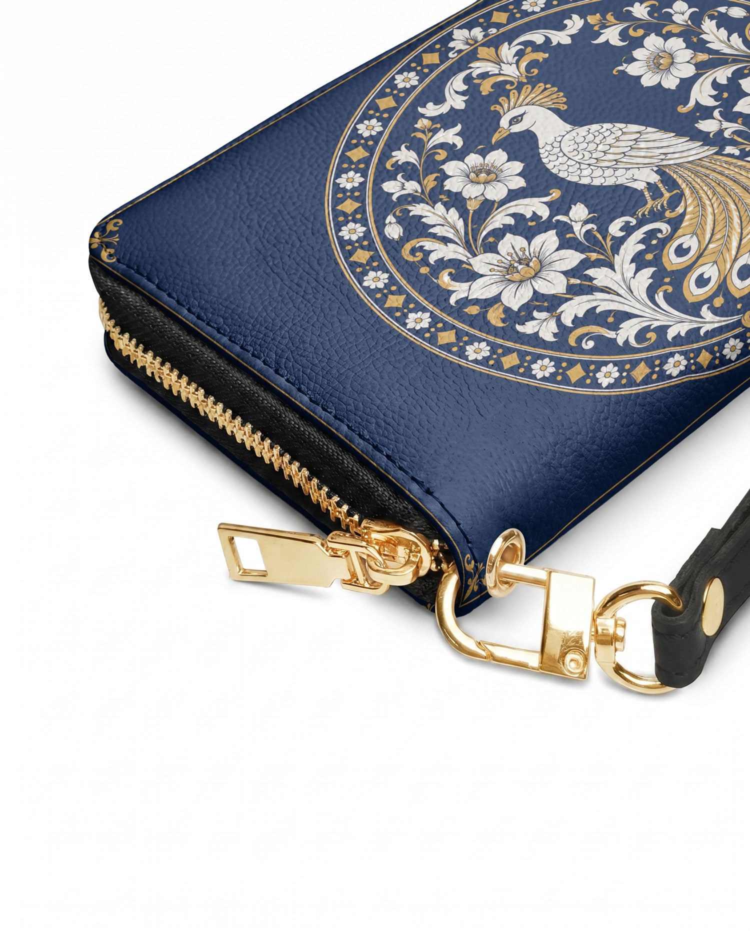 "QUETZALÍ" Long Wallet - side view | Paleta Bags