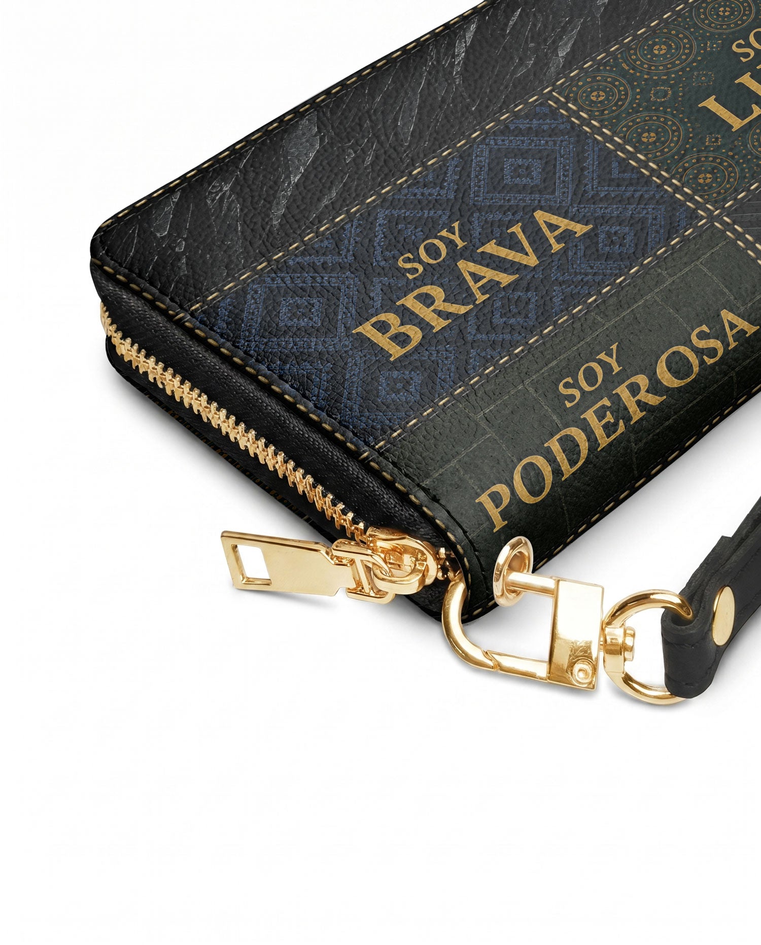 "LA GUERRERA" ver.3 Long Wallet - side view | Paleta Bags