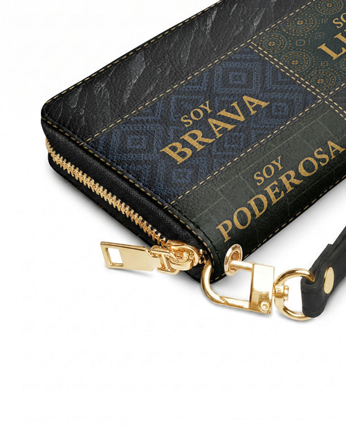 "LA GUERRERA" ver.3 Long Wallet - side view | Paleta Bags