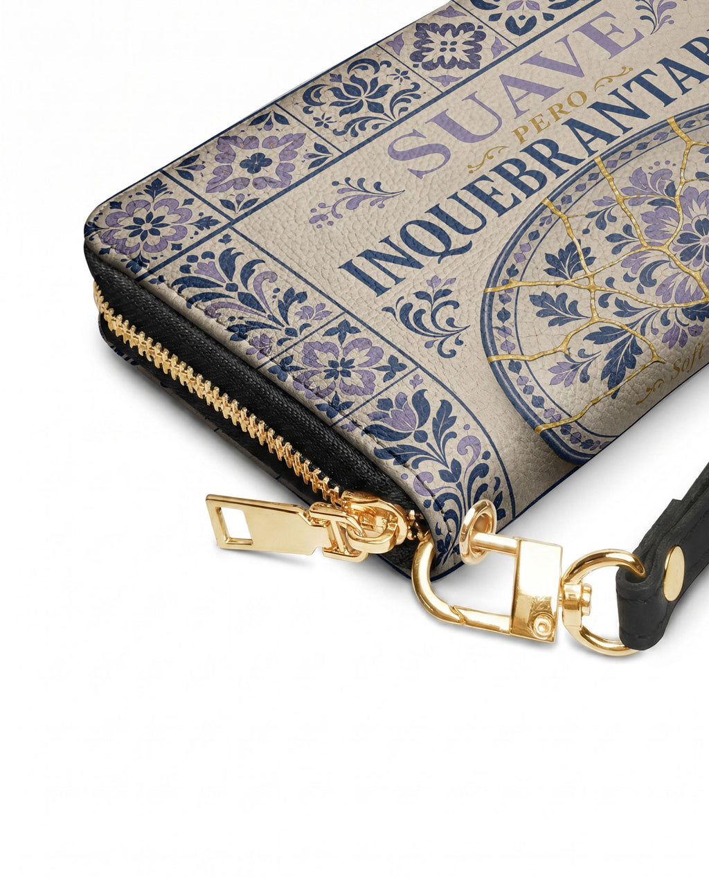 "Suave pero inquebrantable" ver.4 Long Wallet - side view | Paleta Bags