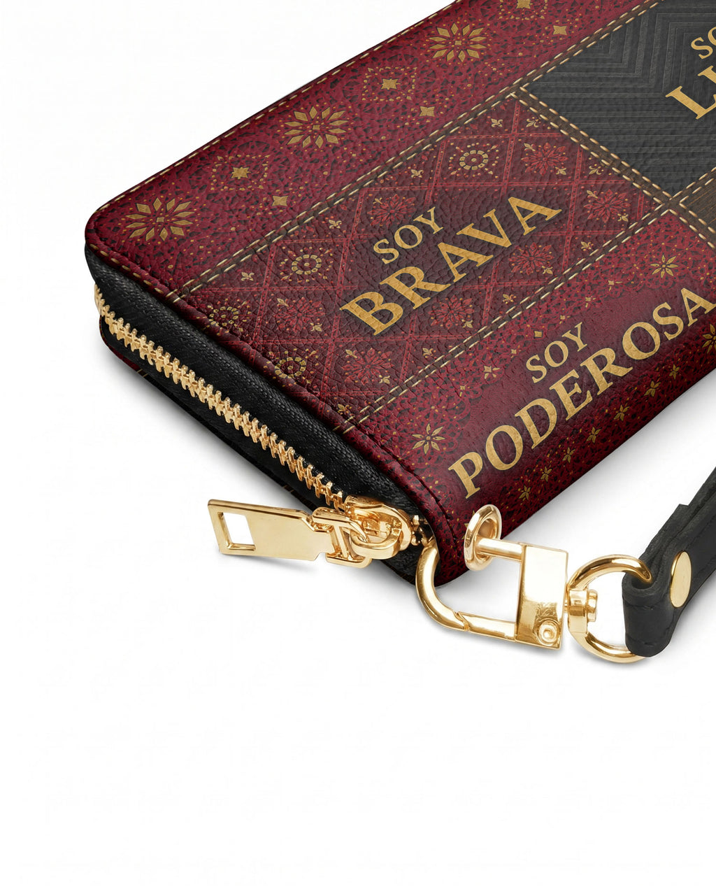 "LA GUERRERA" ver.2 Long Wallet - side view | Paleta Bags