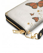 "PAPALOTL" Long Wallet - side view | Paleta Bags