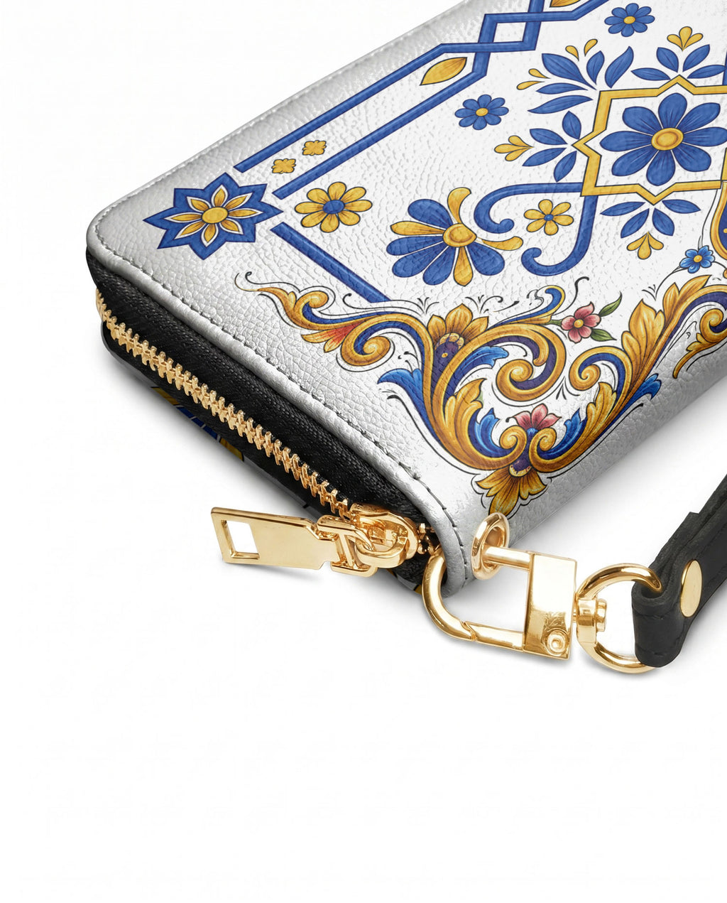 "TONATIUH" Long Wallet - side view | Paleta Bags