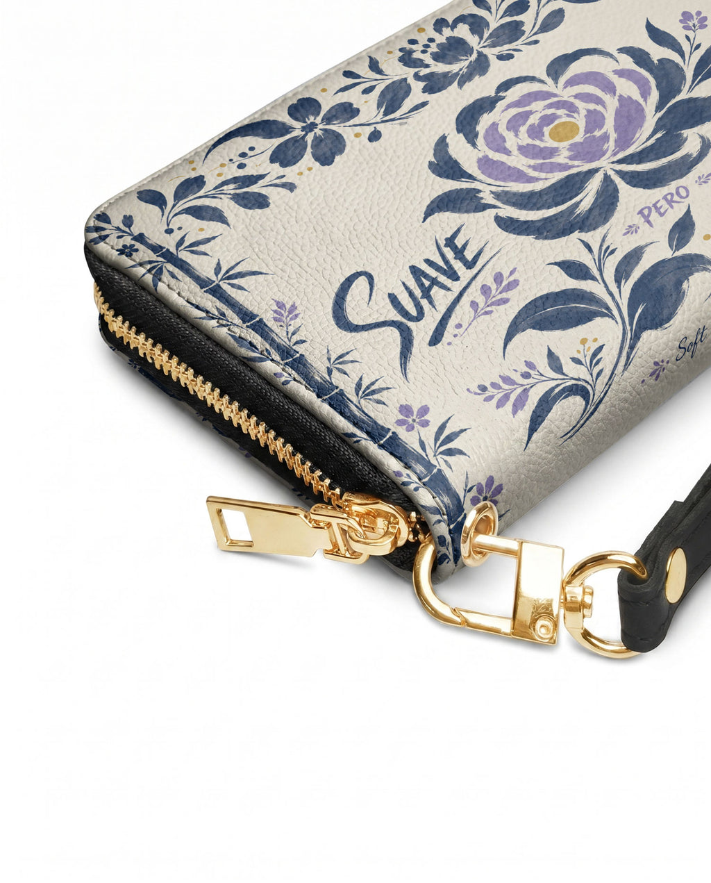 "Suave pero inquebrantable" ver.2 Long Wallet - side view | Paleta Bags