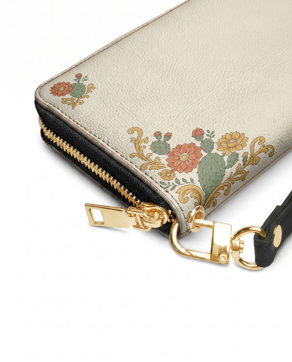 "NOCHTLI" Long Wallet - side view | Paleta Bags