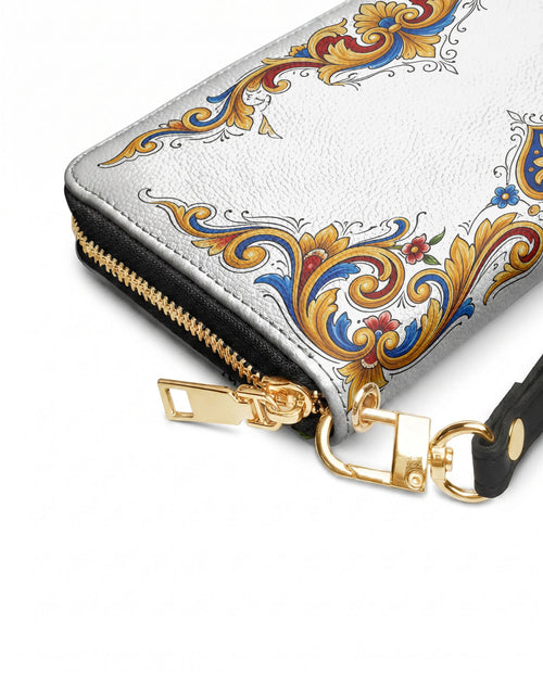 "IXTAC" Long Wallet - side view | Paleta Bags