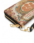"Llevo a mis ancestros en la sangre" ver.5 Long Wallet - side view | Paleta Bags