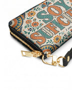 "Soy suficiente, tal y como soy" ver.4 Long Wallet - side view | Paleta Bags