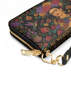 "Me merezco todo lo bueno" ver.1 Long Wallet - side view | Paleta Bags