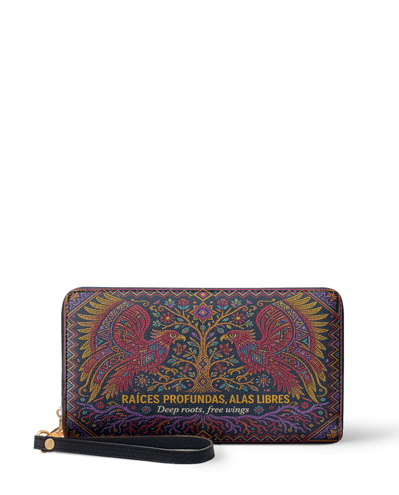 "Raíces profundas, alas libres" ver.1 Long Wallet