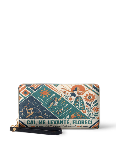 "Caí, me levanté, florecí" ver.3 Long Wallet