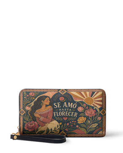 "Se amó hasta florecer" ver.1 Long Wallet