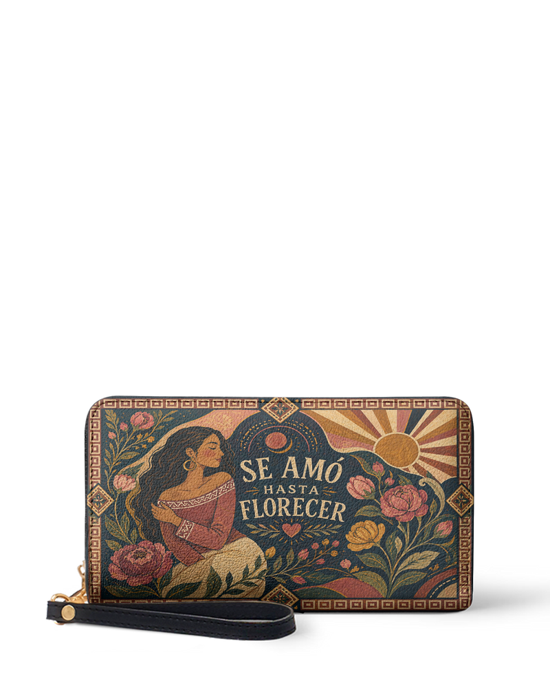 "Se amó hasta florecer" ver.1 Long Wallet