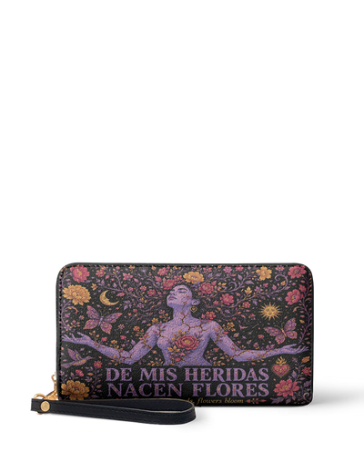"De mis heridas nacen flores" ver.5 Long Wallet
