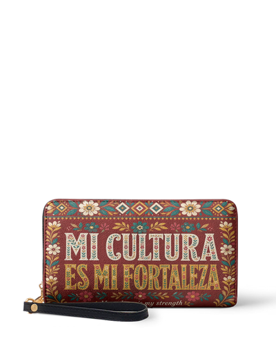 "Mi cultura es mi fortaleza" ver.6 Long Wallet