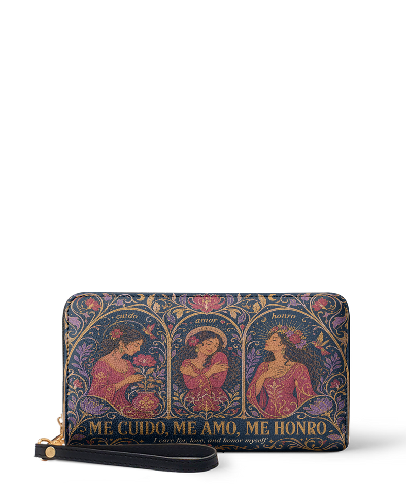 "Me cuido, me amo, me honro" ver.3 Long Wallet