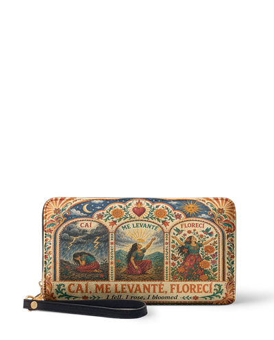 "Caí, me levanté, florecí" ver.1 Long Wallet