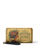 "Lleva su cultura como flores en flor" ver.1 Long Wallet