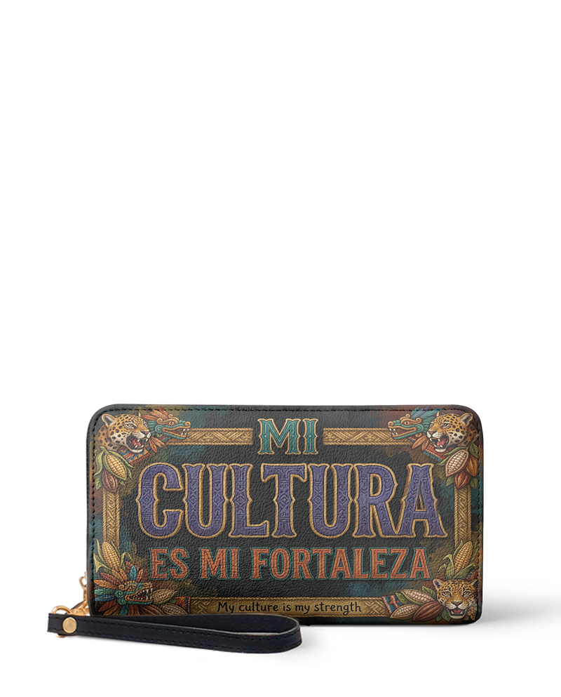 "Mi cultura es mi fortaleza" ver.3 Long Wallet
