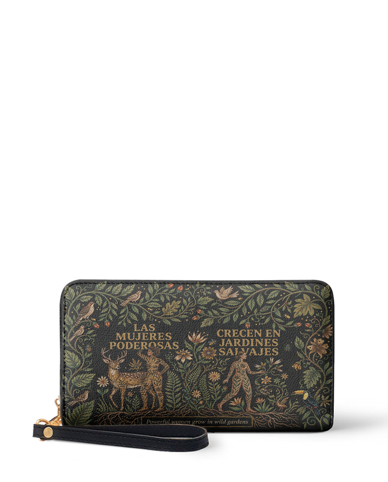 "Las mujeres poderosas crecen en jardines salvajes" ver.3 Long Wallet